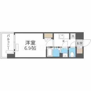 プレサンス大阪都島エレナード【3階】の間取り