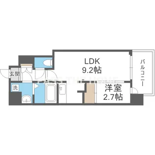 ミラージュパレス都島本通【8階】の間取り