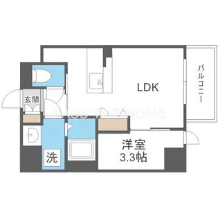 ArtizA京橋WEST【801号室】の間取り