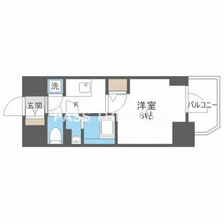 エスリード大阪城クローグ【8階】の間取り