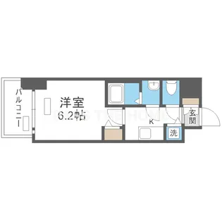 プレサンス扇町駅前【11階】の間取り