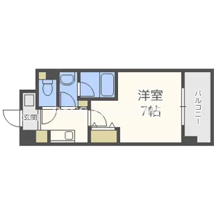 新大阪南グランドマンション【4階】の間取り