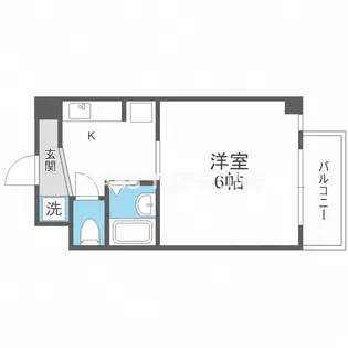 サンガ梅田【10階】の間取り