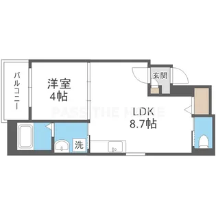 センチュリー江坂【1階】の間取り
