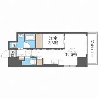 メセナ緑地公園【7階】の間取り