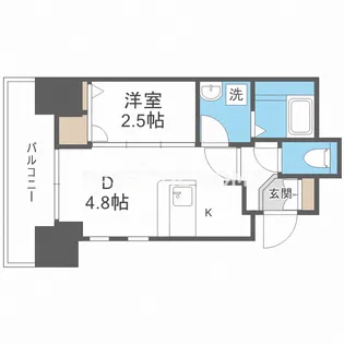 MIELE吹田【13階】の間取り