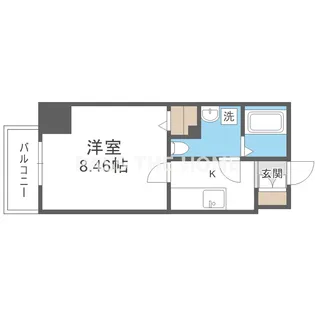 RSQUARE東天満【6階】の間取り