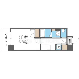 ドルチェ・ヴィータ 都島【3階】の間取り