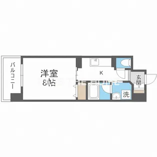 プリムール【4階】の間取り