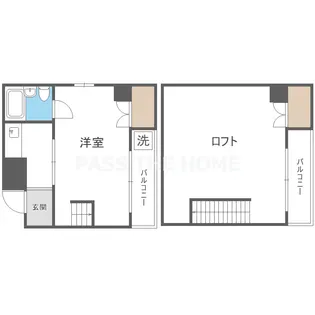 ハイムアーキテクト【6階】の間取り