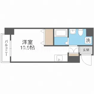 フレアコート北浜【7階】の間取り