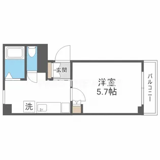VERGER ZENSHIN【8階】の間取り