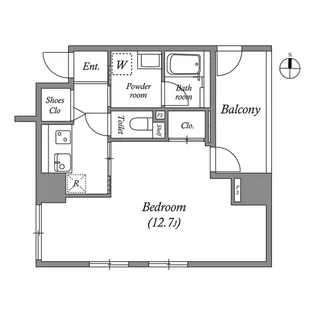 Uresidence Temmabashi【8階】の間取り