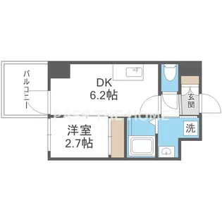 セレニテ新大阪グランデ ミリュー【13階】の間取り