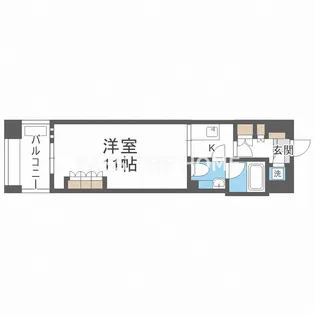 デュオン新大阪レジデンス【8階】の間取り