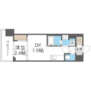 コンフォリア新大阪宮原Q【7階】の間取り