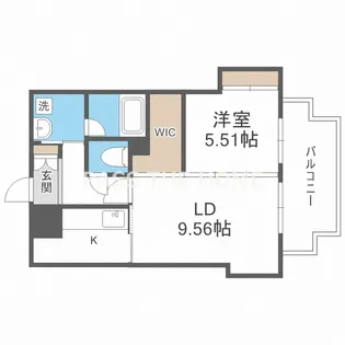 SHUNKI江戸堀【8階】の間取り