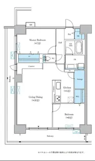 グランセジュール大国町【2階】の間取り