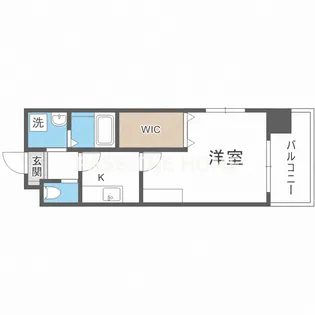 Kaunis都島【3階】の間取り