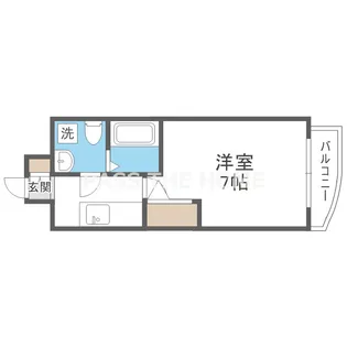 セレニテ上町台【7階】の間取り
