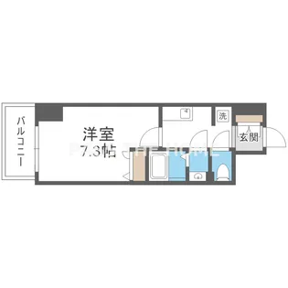 アプリーレ松屋町【14階】の間取り