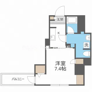 フォレステージュ北堀江【9階】の間取り
