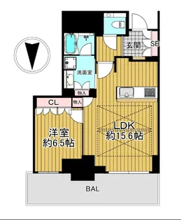 グランドメゾン新梅田タワー THE CLUB RESIDENCE【11階】の間取り
