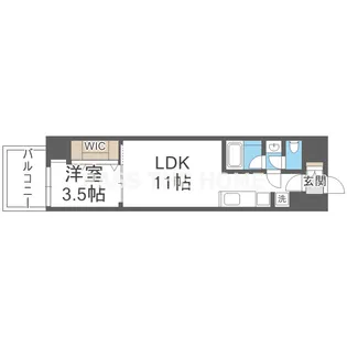 ブエナビスタ難波タワー【3階】の間取り