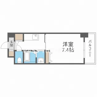 KDXレジデンス難波【3階】の間取り