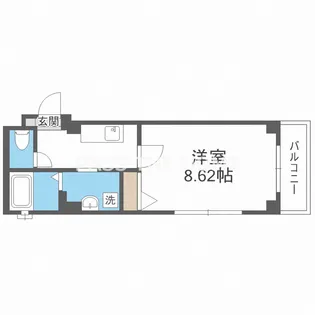 メゾン・デ・ノムラ南久宝寺【4階】の間取り