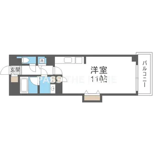 ライフ北梅田【5階】の間取り
