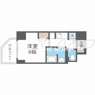 W-STYLE難波【2階】の間取り