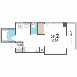 みおつくし堂島Ⅱ【6階】の間取り