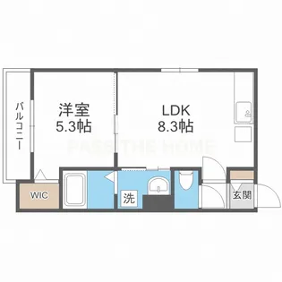 ALEGRIA若江本町North【1階】の間取り