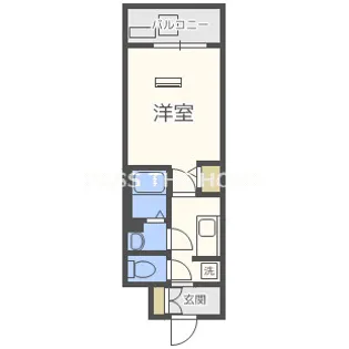 プレサンス堺筋本町駅前シェル【2階】の間取り