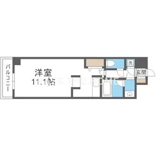 シティヒルズ安堂寺【6階】の間取り