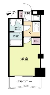 セレニテ新大阪弐番館【6階】の間取り