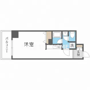 アイディール中之島【6階】の間取り