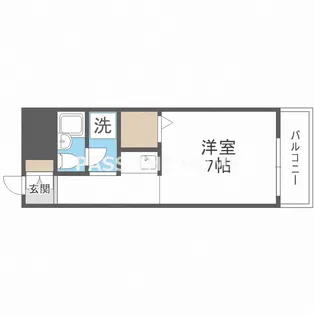 十三ホワイティ【3階】の間取り