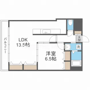 CITY SPIRE幸町【14階】の間取り