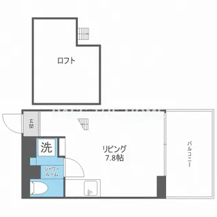 是空NAMBANISHI【8階】の間取り