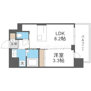 S-RESIDENCE難波西alter【2階】の間取り