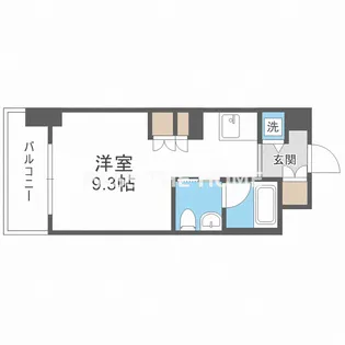 セイワパレス京橋コルティーレ【6階】の間取り