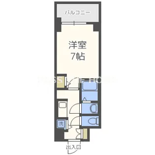 S-RESIDENCE都島【8階】の間取り