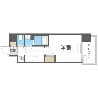 ララプレイス玉造パルク【7階】の間取り