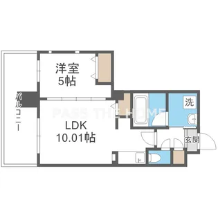 グランシス江坂【10階】の間取り