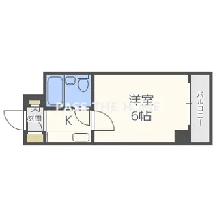 グラシア松屋町【2階】の間取り