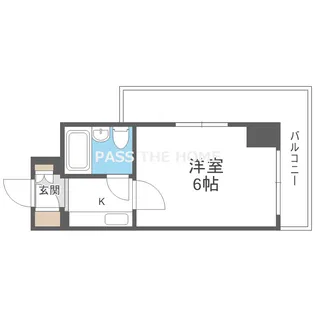 グラシア松屋町【2階】の間取り