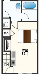 1Rの間取り画像