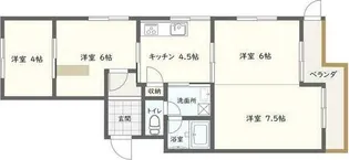 メゾンSATO【105号室】の間取り